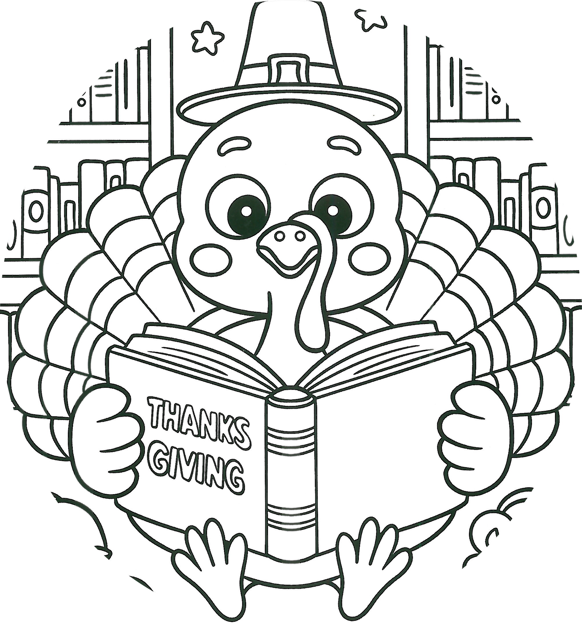 Thanksgiving Coloring Page